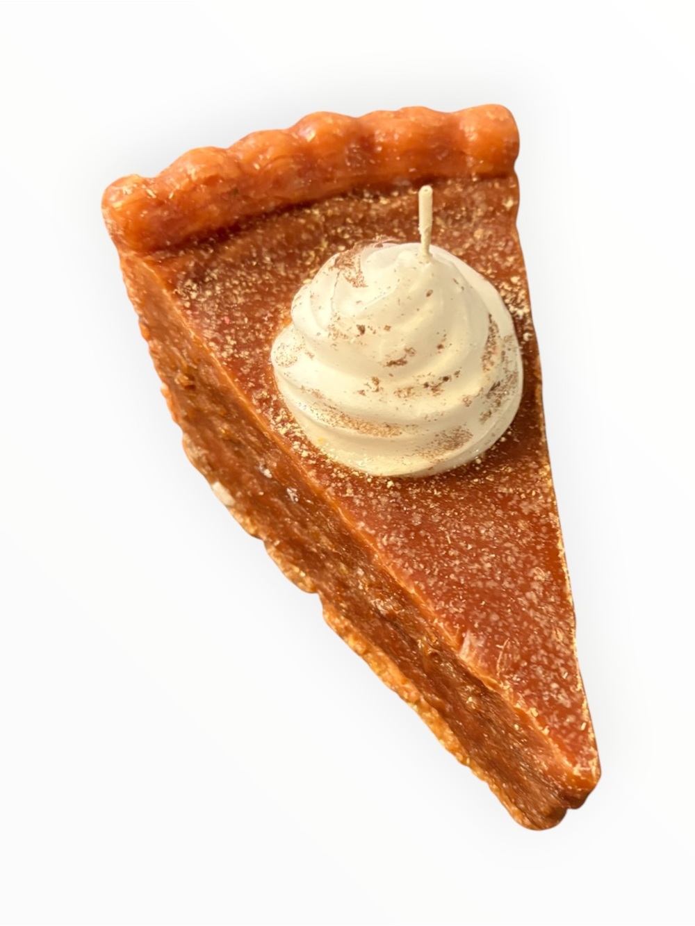 Threshold Pumpkin Pie Slice Candle Fall Figural Decor NWOT (3 available)